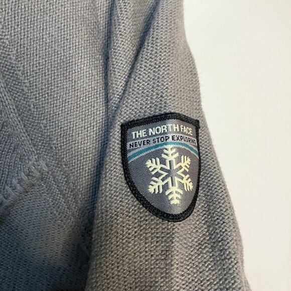 The North Face Sweater Womens Small Gray Wool Blend Pullover Neutral Outdoor - Picture 5 of 5